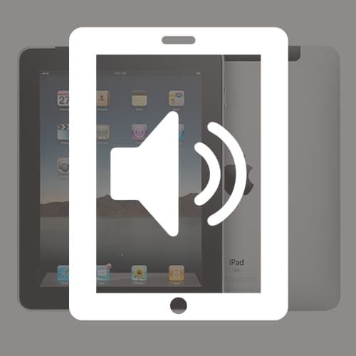 Замена динамика в планшете Apple iPad 2/3 с гарантией